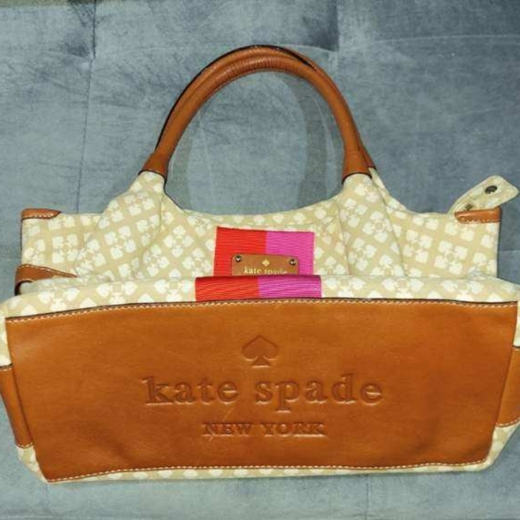 EUC KATE SPADE NEW YORK "STEVIE" VINTAGE CLASSIC SPADE STUCCO SHOULDER BAG - Picture 9 of 13